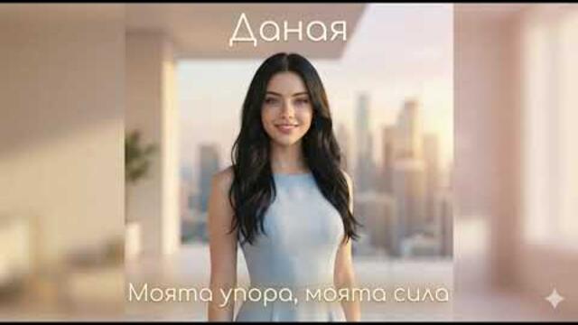 Даная - Моята упора, моята сила (radio friendly EDM, 2025)