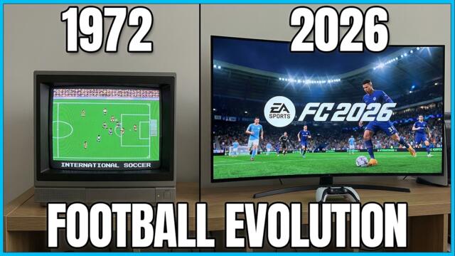 THE EVOLUTION OF FOOTBALL VIDEO GAMES [1972–2026] – 50 YEARS OF GAMING