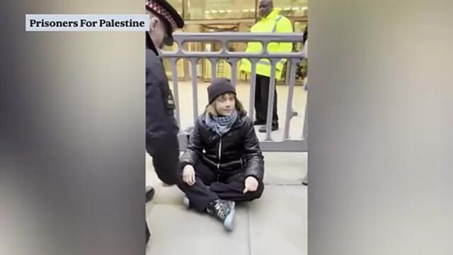 Greta Thunberg arrested at central London protest supporting Palestine Action hunger strikers