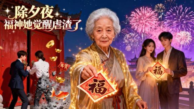 【FULL】除夕夜，福神她覺醒虐渣了🔥#刘玲玲 #吴明杭 福神附體被棄養母，親手送福竟遭親兒驅趕，隱世福神覺醒復仇。頂級年貨天降懲戒白眼狼，善良夫婦驚獲潑天富貴！[ZYDJ]