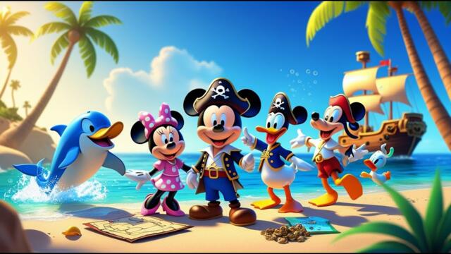 Mickey Mouse & Friends Ocean Treasure Adventure 🌊🏴‍☠️ | Kids Cartoon