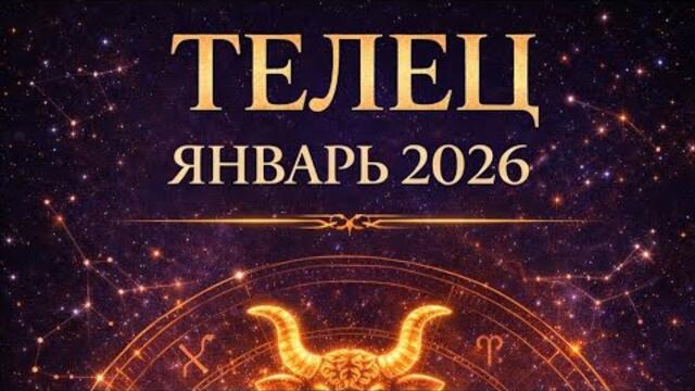 Полнолуние затрагивает третий дом общения... Гороскоп Телец на Январь 2026