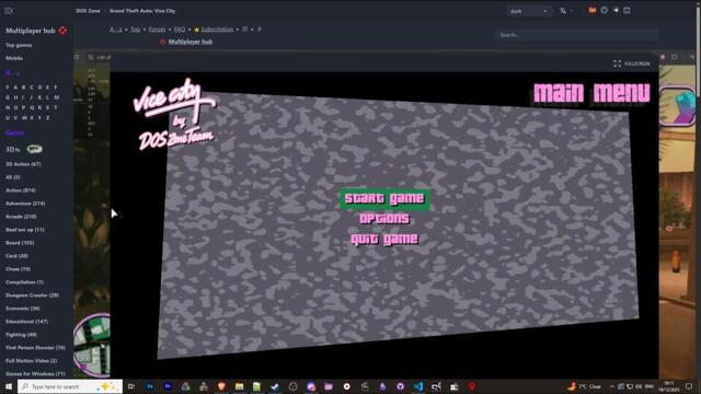 Speedrunning GTA Vice City On A BROWSER?! - Full Run