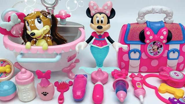 🎀 Disney Mickey Mouse and Fifi Bathtub Playset 🛁 Zufriedenstellend Auspacken Mickey Bath ASMR Review