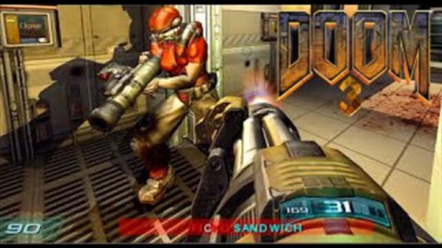 DOOM 3 - 2020 Multiplayer 3 Player Deathmatch - Lights out
