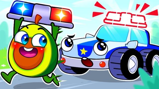 Where Is Baby's Siren? | Police Car Lost Its Siren | Kids Cartoons by Pit & Penny Land 🥑✨