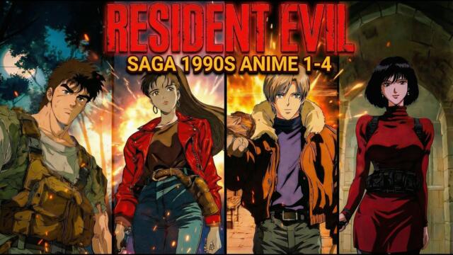 Resident Evil 1-4 Ai Saga Trailer - As a 1990's Anime