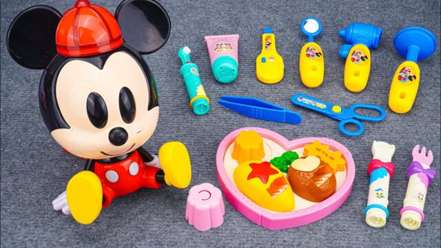 Satisfying with Unboxing Disney Junior Mickey Mouse Ultimate Kitchen Playset | Review Toys ASMR