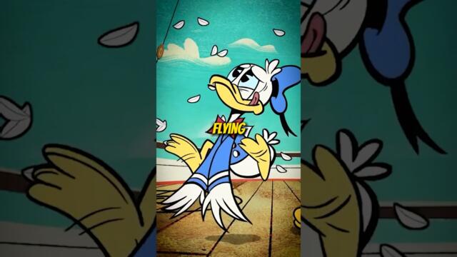 Donald Duck can NOT fly! #mickeymouse #disney #ducktales #cartoons