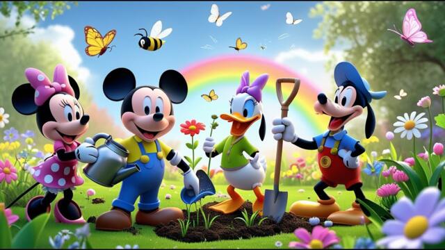 Mickey Mouse & Friends Spring Garden Adventure 🌸🌱 | Kids Cartoon