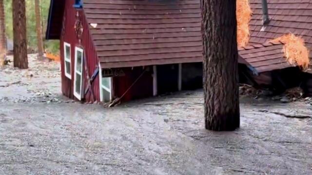 Mudflows have washed away a town in Southern California