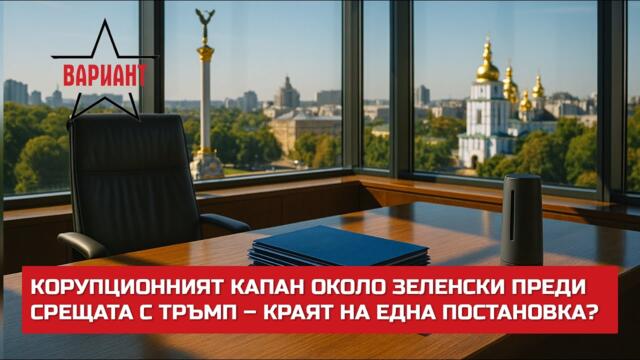 КОРУПЦИОННИЯТ КАПАН ОКОЛО ЗЕЛЕНСКИ ПРЕДИ СРЕЩАТА С ТРЪМП – КРАЯТ НА ЕДНА ПОСТАНОВКА?,  Вариант #739