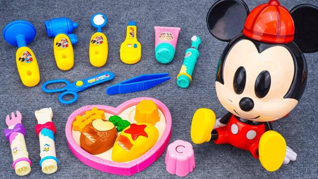 Satisfying with Unboxing Disney Junior Mickey Mouse Ultimate Kitchen Playset | Review Toys ASMR