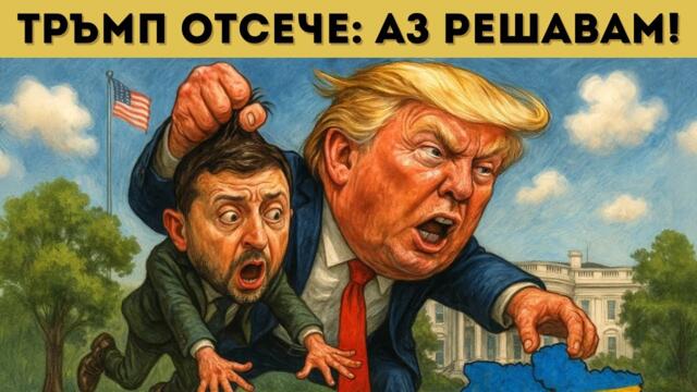 ТРЪМП С ТЕЖЪК ШАМАР ЗА ЗЕЛЕНСКИ! СТАВА...