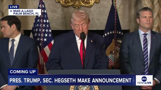 President Trump makes announcement about shipbuilding
