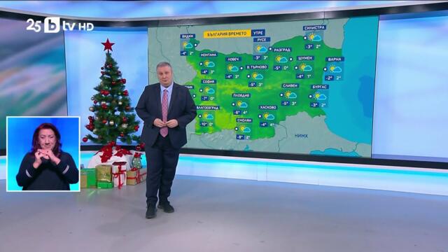 bTV Времето (30.12.2025 г. – централна емисия)