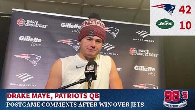 Drake Maye Postgame Comments