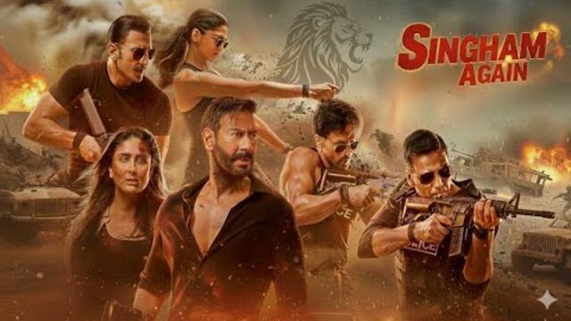 SINGHAM AGAIN 😈 Akshay–Ajay–Tiger Ki Takkar | Full Hindi Action Movie 4K