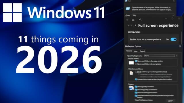 11 things coming to Windows 11 in 2026!