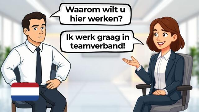 Job-Interview in Dutch - The Most Important Questions & Answers