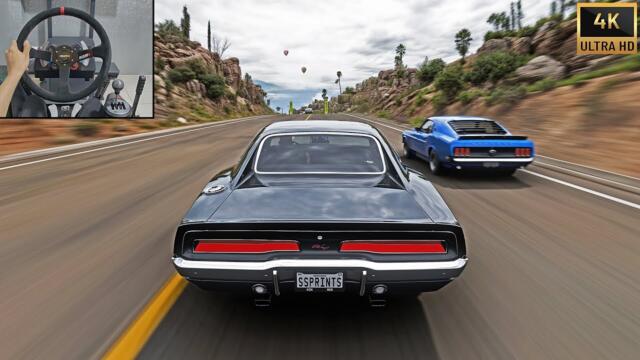 1000HP Dom's Dodge Charger RT VS Classic Muscle Cars - Forza Horizon 5