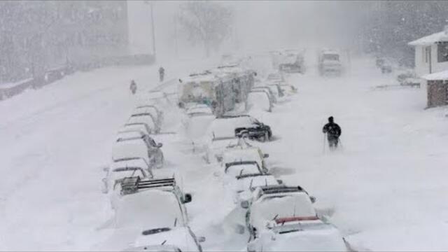 Chaos in New York Today! Extreme Blizzard Causing Many Accident In Syracuse Buffalo