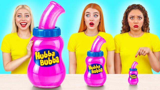 Предизвикателство за Голяма, Средна и Малка Чиния | Вкусни Рецепти за Храна Multi DO Challenge