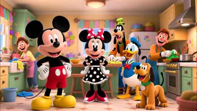 Mickey Mouse & Friends’ Big Dinner Home Adventure 🏠🍽️ |  Kids Story | Fun Family Cartoon