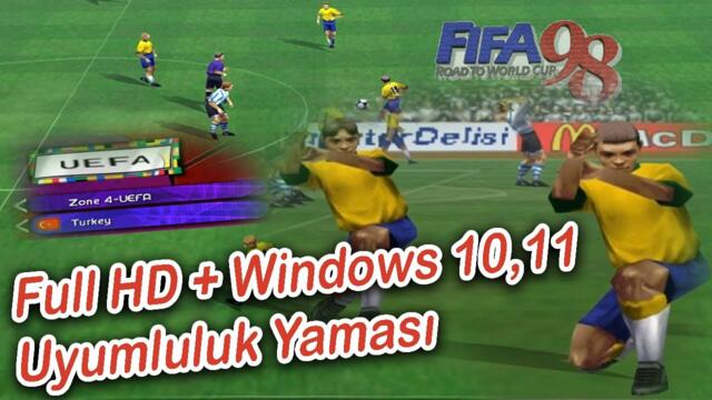 Fifa 98 + Full HD + Windows 10,11 Uyumluluk Yaması