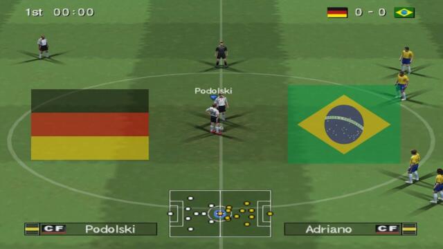 Winning Eleven 10 - Germany vs Brazil | PS2