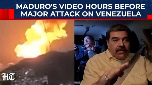 Maduro’s Last Video? Venezuela President Appears On Camera Just Hours Before Back-To-Back Blasts