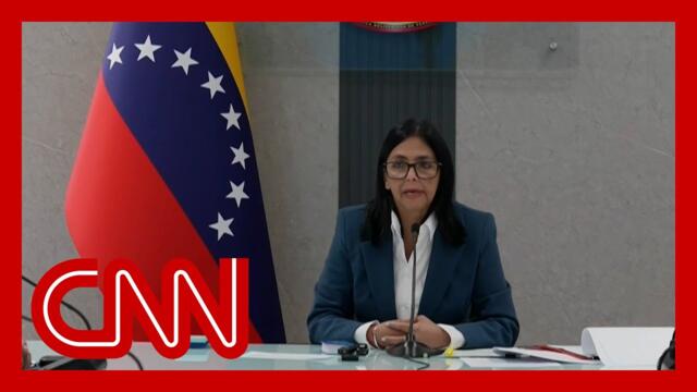 Venezuela VP demands 'immediate release' of Maduro and his wife