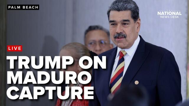 President Trump speaks on Maduro capture, U.S. strikes on Venezuela