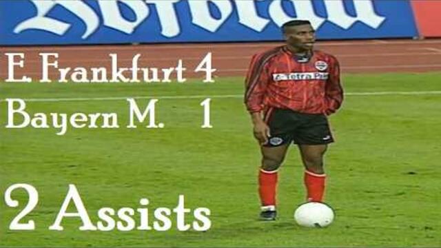 Jay-Jay Okocha vs Bayern Munich | Eintracht Frankfurt 4 -1 Bayern Munich (1995/96)