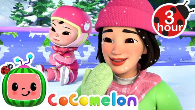Cece's Silly Ice Skating Song! ⛸️❄️| CoComelon | Nursery Rhymes & Kids Songs | Moonbug Kids