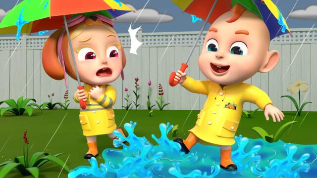 Playing Outside on a Rainy Day | Safety Song for Kíds | Rosoo Nursery Rhymes & Kids Songs