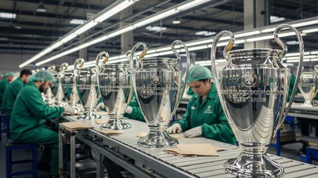Inside the UEFA Champions League Trophy Factory