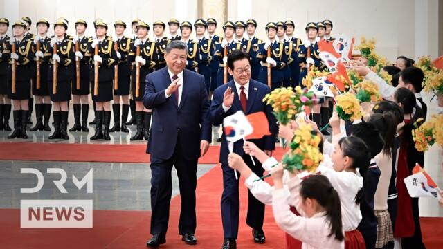 GRAND WELCOME: Xi Jinping Hosts Guard of Honor for South Korean President Lee Jae Myung | AC1N