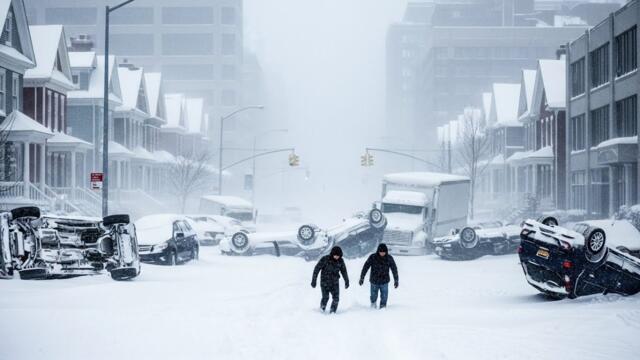 Chaos in California Today! Extreme Blizzard Causing Many Accident in Mammoth Lakes