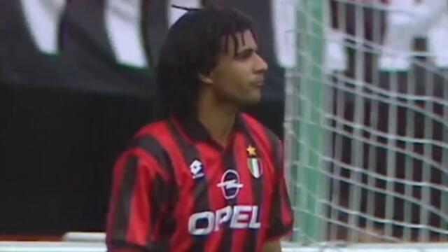 Ruud Gullit 2 Goals vs Lazio (1994/95 Serie A) Fantastic Performance
