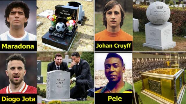 😢  Graves of Legendary Footballers
