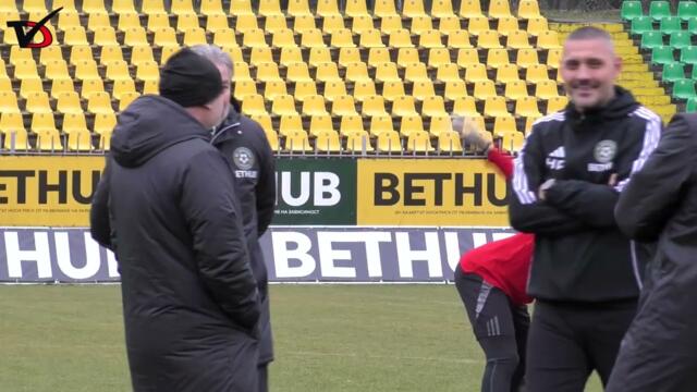 Първа пресконференция на Ясен Петров като старши треньор на Добруджа