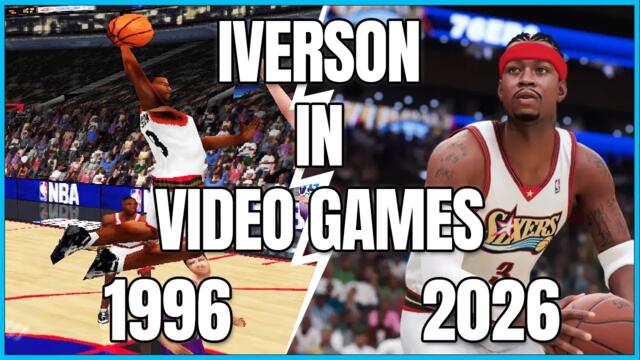 The Evolution of Allen Iverson in Video Games [1996–2025]