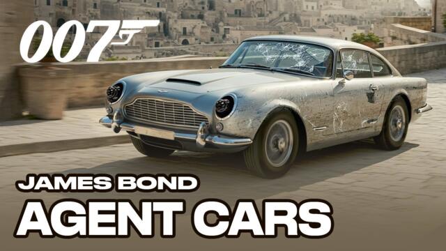 James Bond 007 agent's cars Evolution 1962-2021