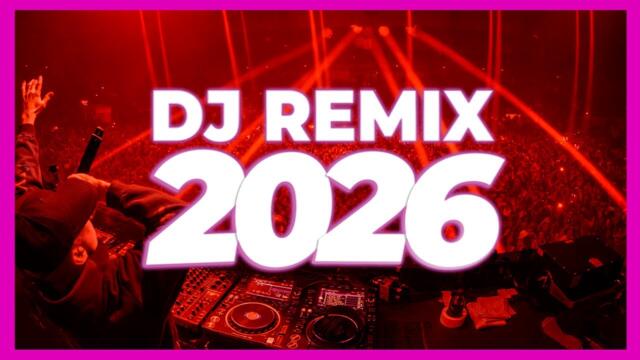 DJ REMIX SONG 2026 - Remixes & Mashups of Popular Songs 2026 | DJ Remix Music Disco DJ Club Mix 2025