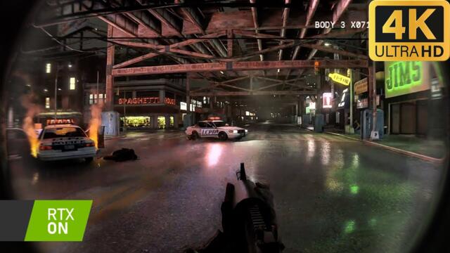 GTA IV Bodycam Shootout with RTX Remix | 4K Gameplay