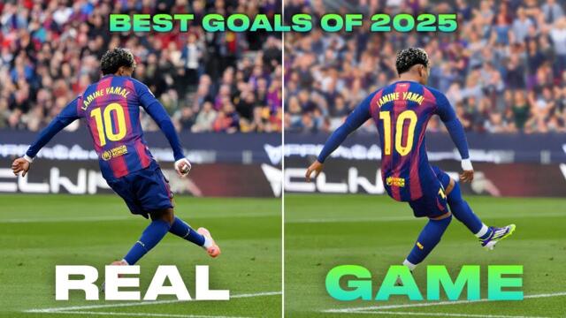 BEST GOALS OF THE YEAR 2025! (EAFC 26/25 Recreations)