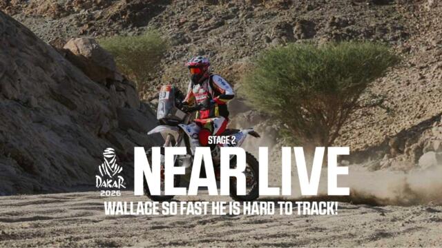 Dakar 2026 - Stage 2 - Wallace so fast he is hard to track!