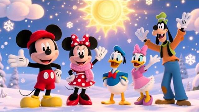❄️🎁 Mickey Mouse & Friends: Winter Gift Surprise 🎁❄️ | Kindness, Sharing, Teamwork, and Friendship🎄🧠
