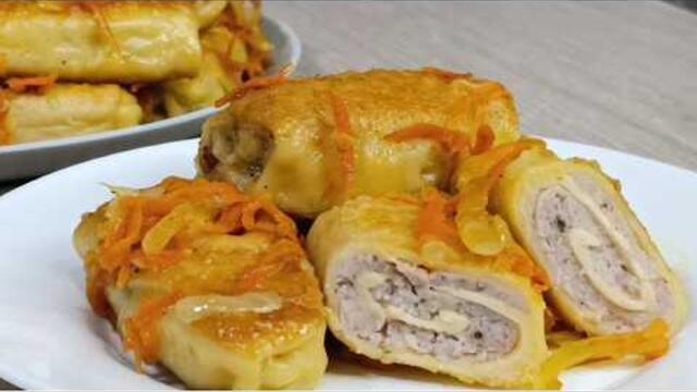 Ніхто не вірив, що так просто! Рулетики з фаршем